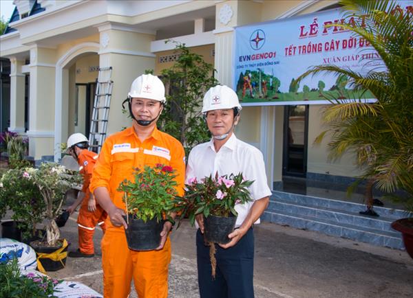 Xanh - Sạch - Đẹp tại Công ty Thủy điện Đồng Nai