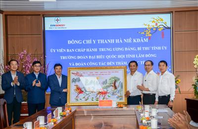 Bí thư tỉnh ủy Lâm Đồng thăm, chúc Tết Công ty Thủy điện Đồng Nai nhân dịp Xuân Bính Ngọ 2026