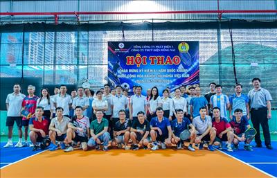 Hội thao Công ty Thủy điện Đồng Nai – Đoàn kết, năng động, lan tỏa tinh thần thể thao chào mừng Quốc khánh 02/9