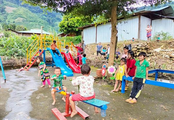 Công trình Thanh Niên tại trường Mầm non Hoa Đào