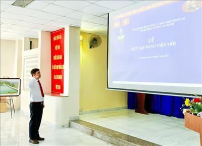 Đảng viên mới Trương Sỹ Khánh – Sắt son niềm tin với Đảng 